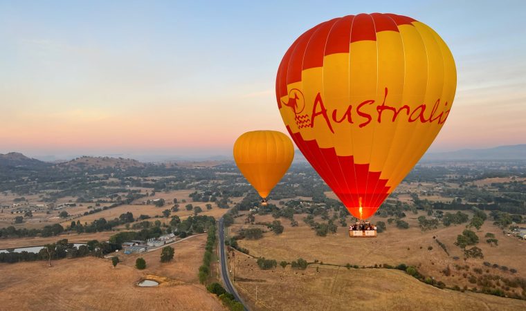 Mansfield flight - Australia balloon