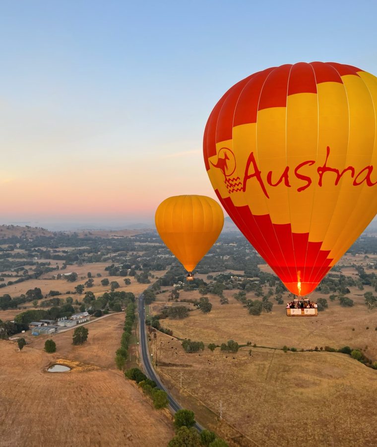 Mansfield flight - Australia balloon